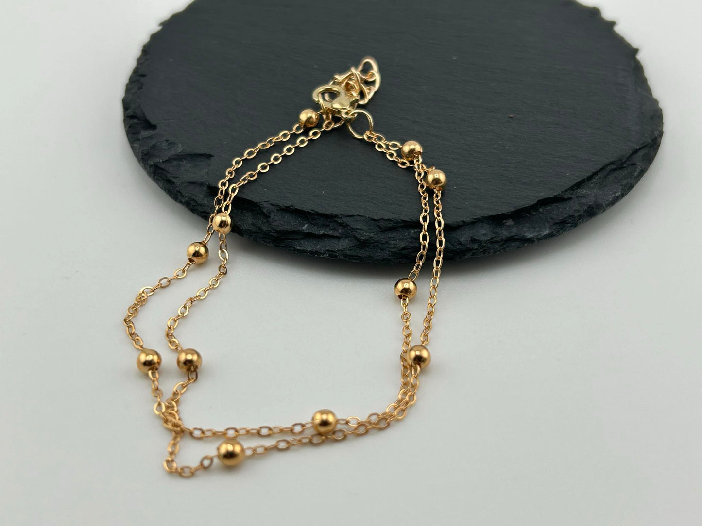 Doppeltes Perlen Armband