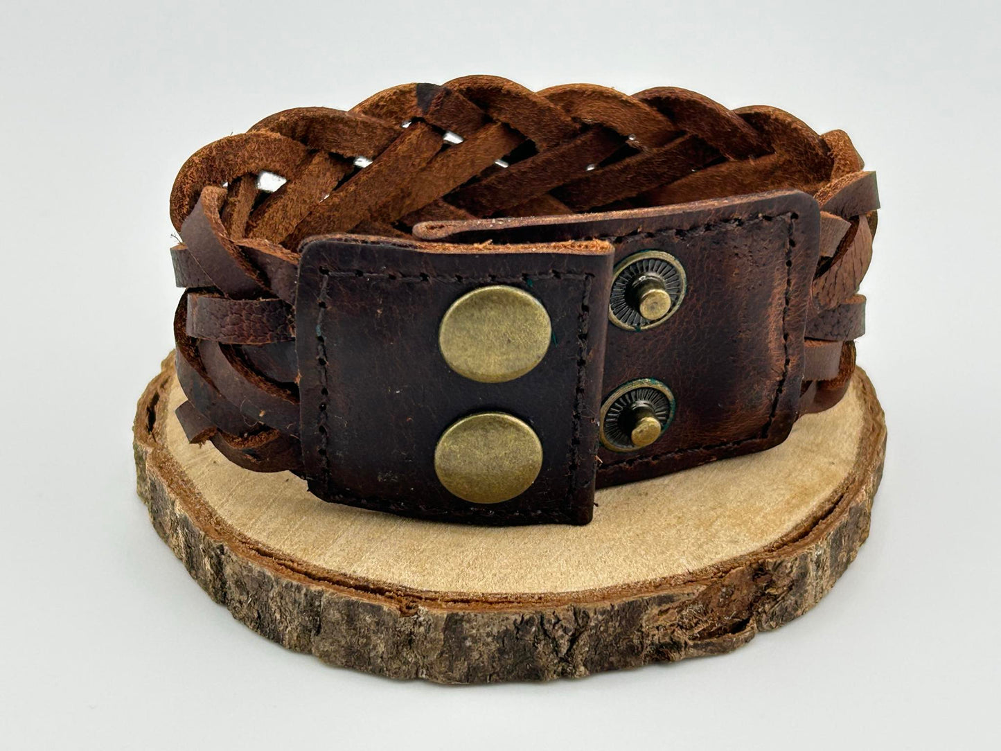 Lederarmband Five