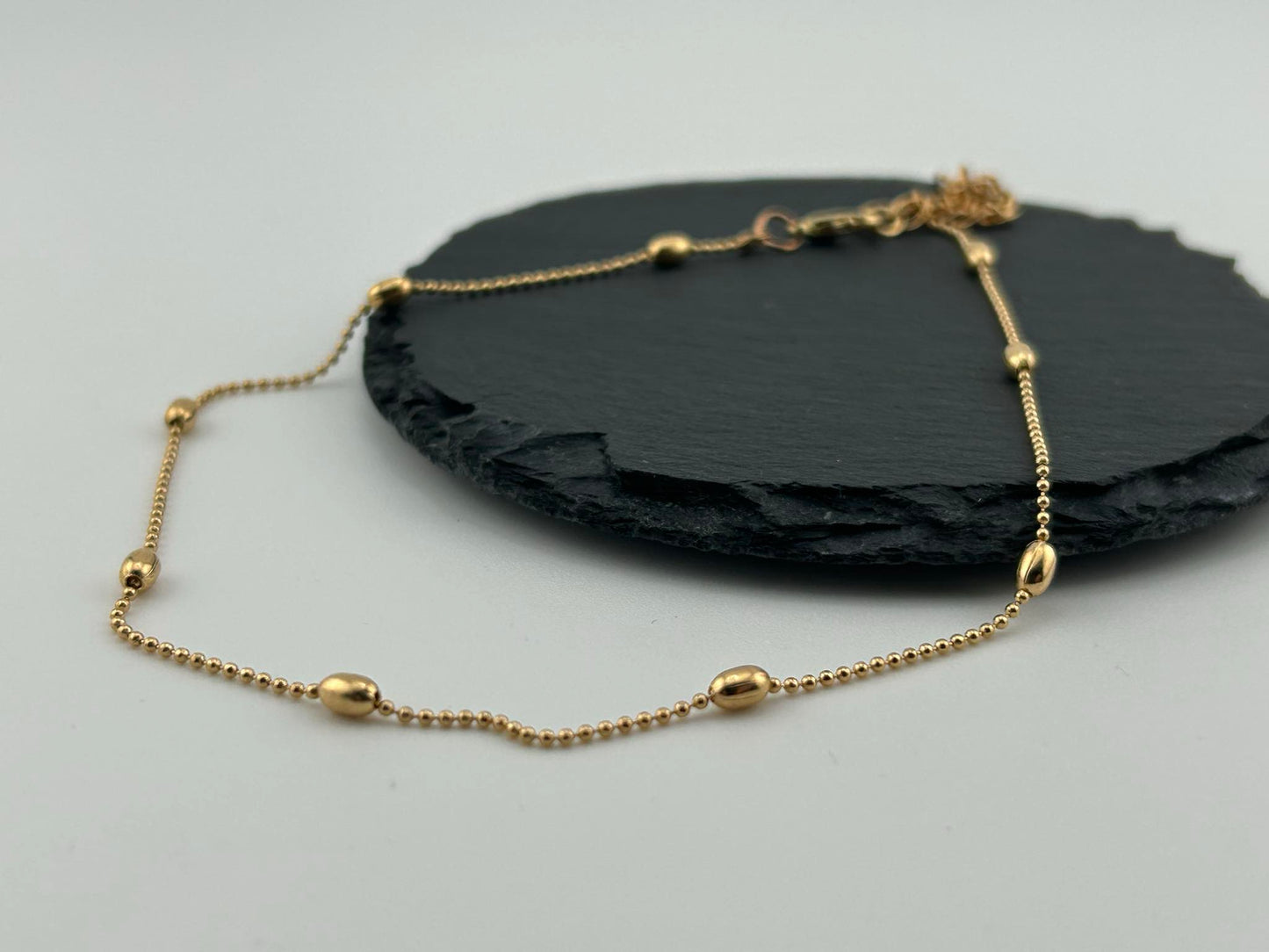 Herz Knöchelarmband 30 cm