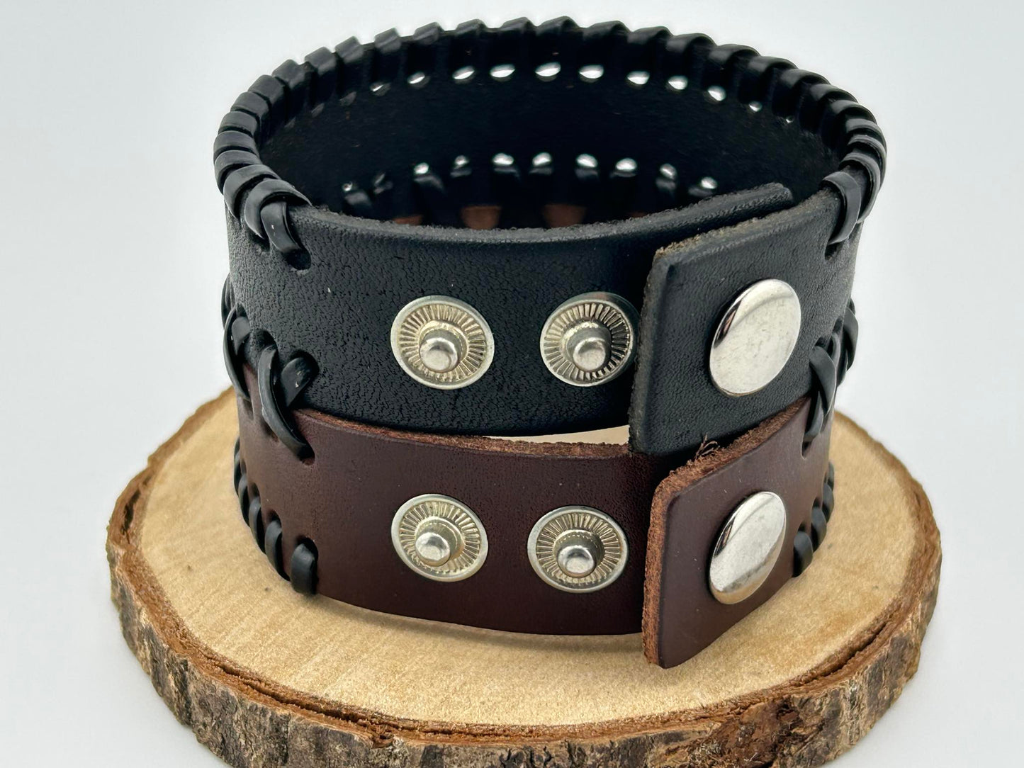 Lederarmband Six