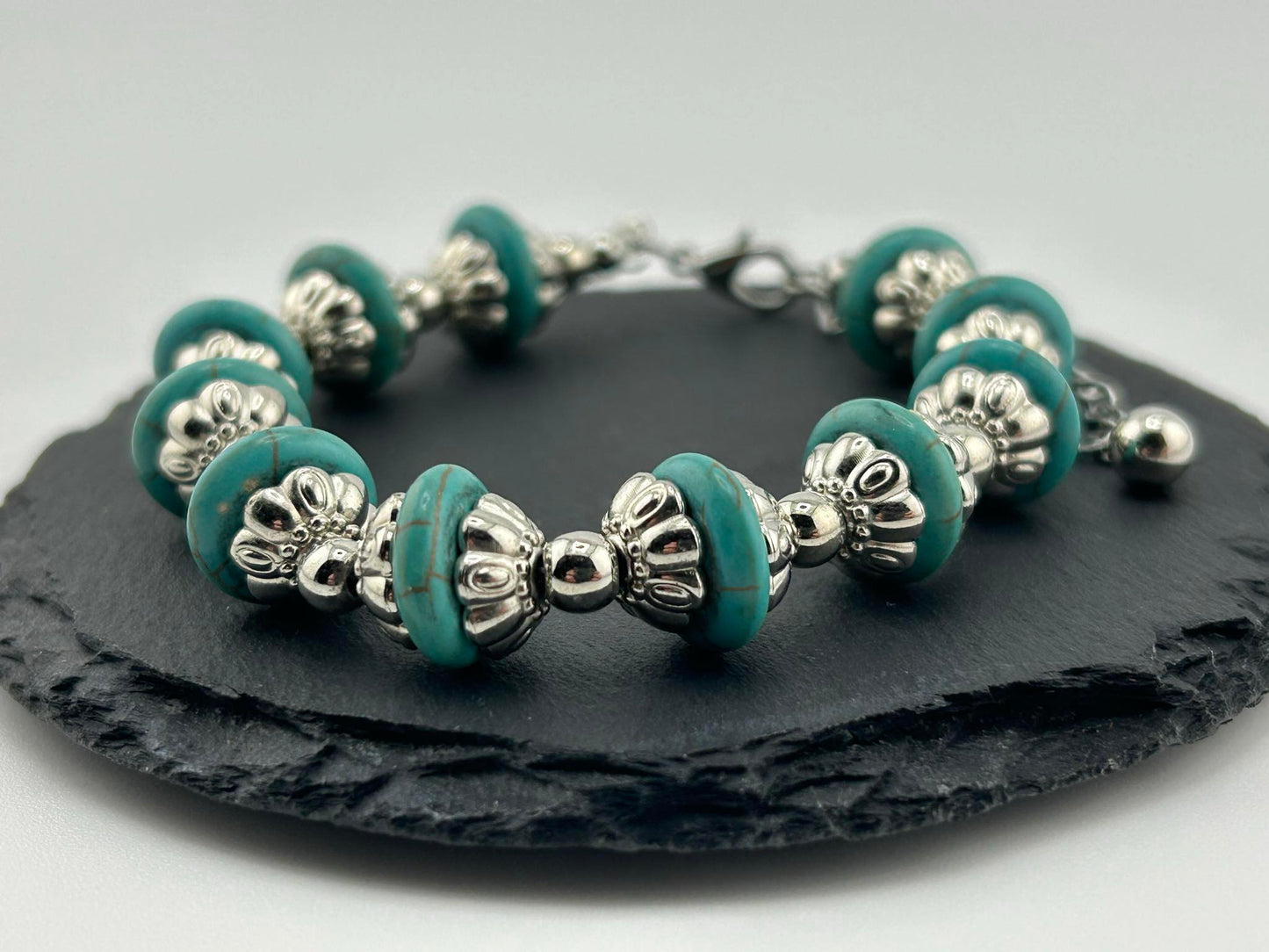 Türkisfarbenes Armband Two