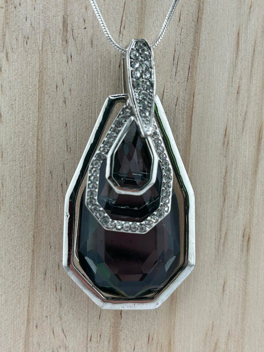 Rhombus Anhänger Tropfen 75cm
