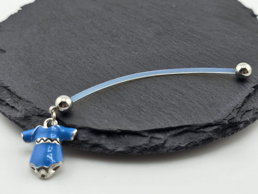 Blaues Kleid